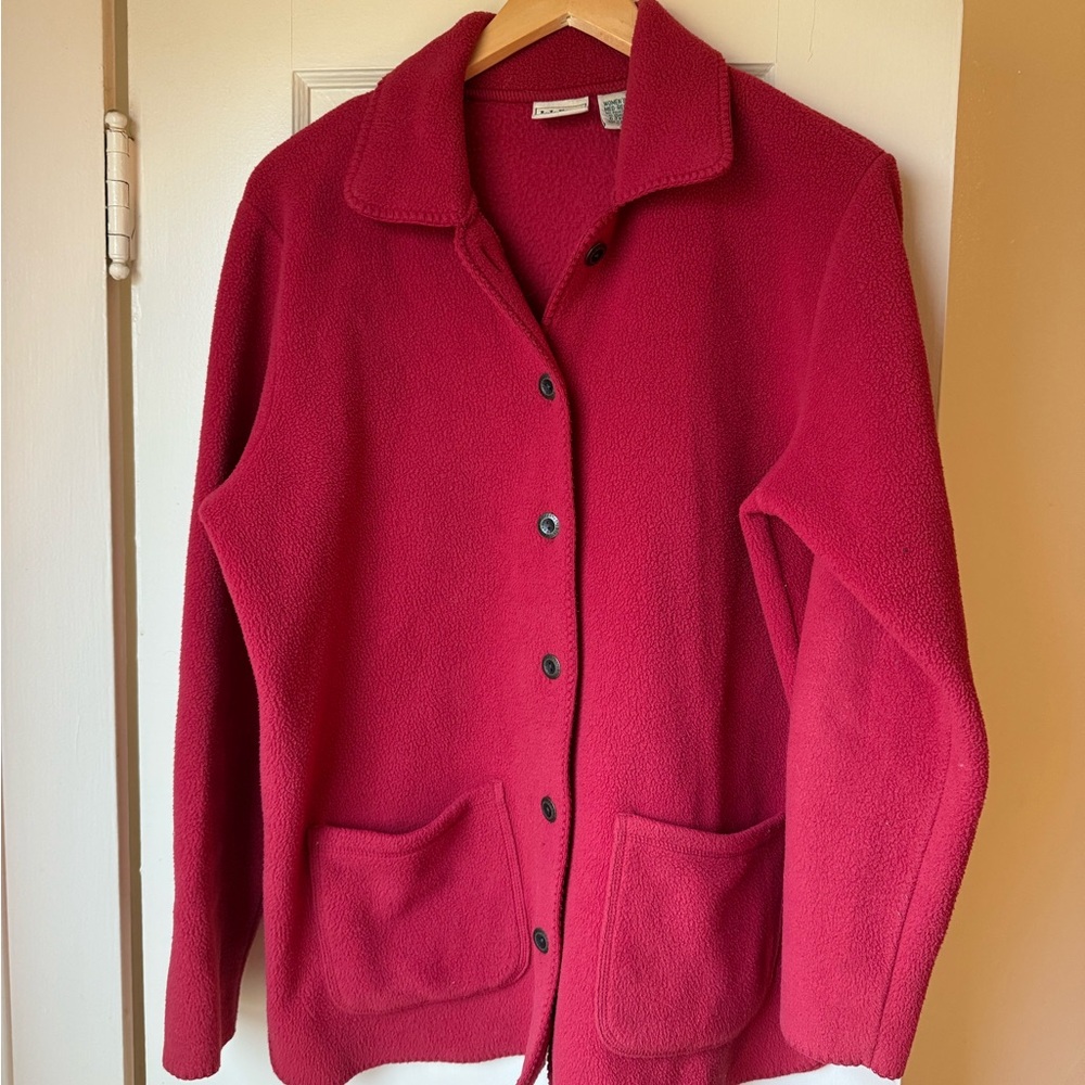 LL Bean Fleece Short Coat